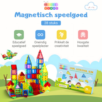 Gladi Tiles | Uitbreidingsset 28-Delige Speciale Tegels