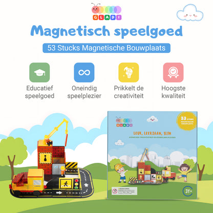 Gladi Tiles | 53-Delige Bouwplaats