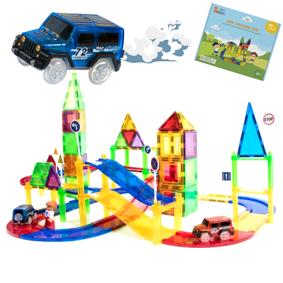 Gladi Tiles | 70-Piece Race Track