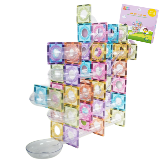 Gladi Tiles | Magnetische Knikkerbaan Pastel