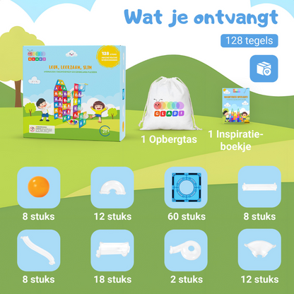 Gladi Tiles | Magnetische Knikkerbaan