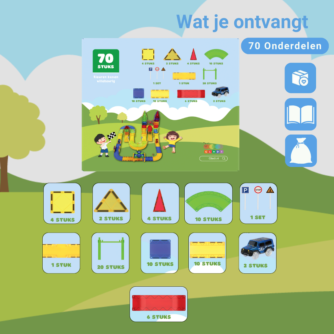 Gladi Tiles | 70 Delige Racebaan