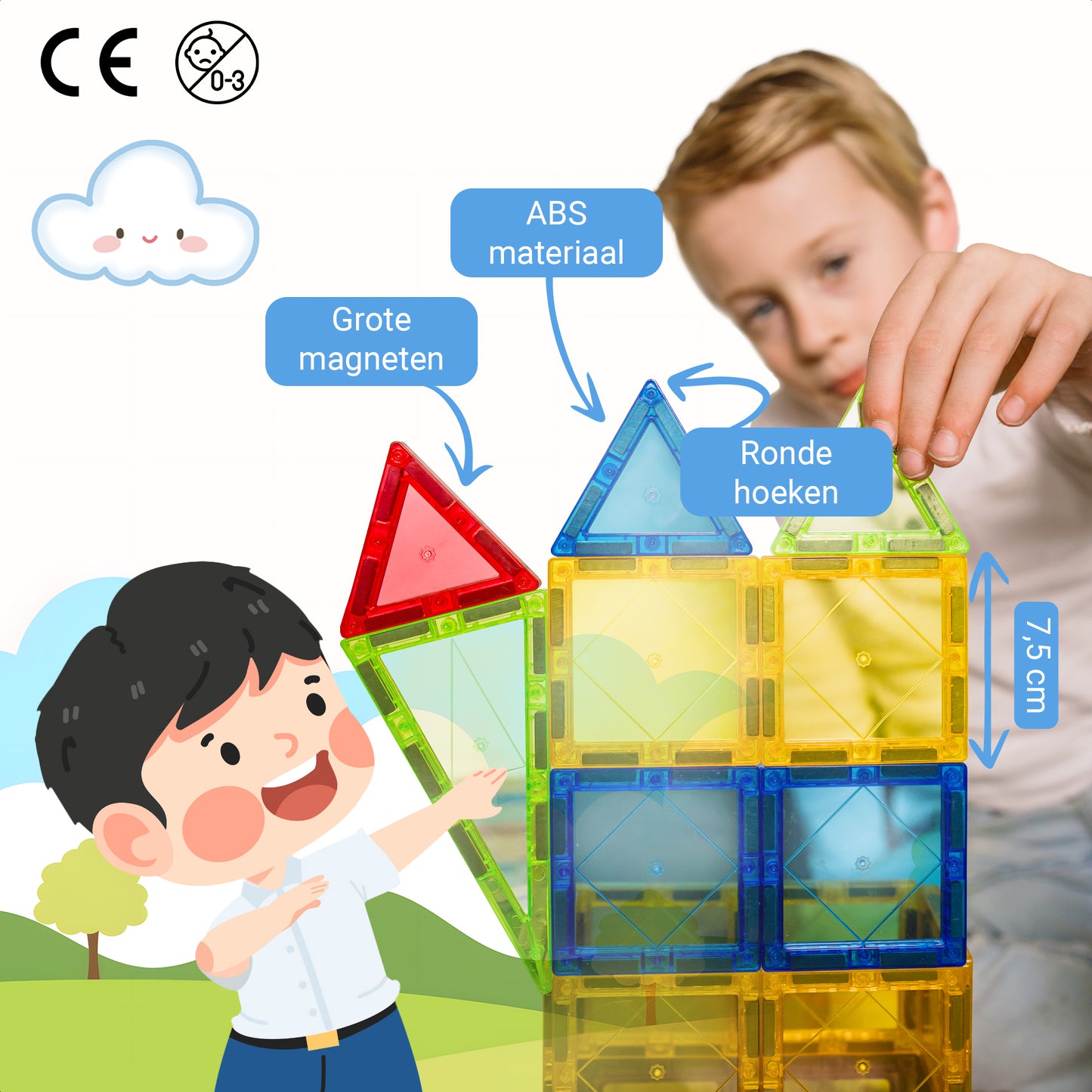 Gladi Tiles | 40-Delige Micro Tegels