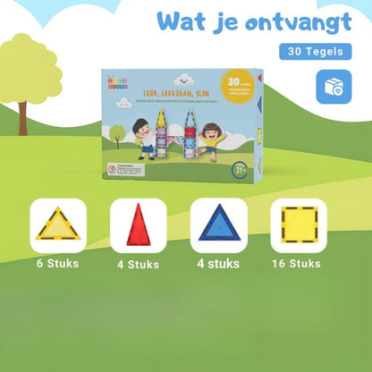 Gladi Tiles | Educatief Magnetisch Speelgoed