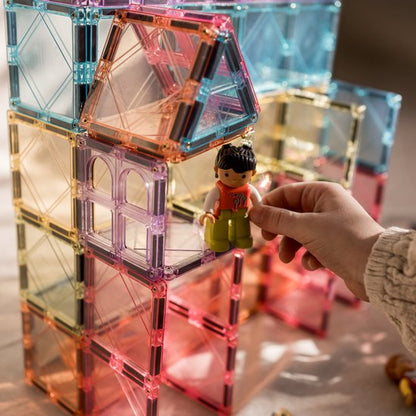 🏆 Gladi Tiles Pastel - Winnaar Speelgoed van het Jaar 2025 | Magnetisch Educatief Speelgoed