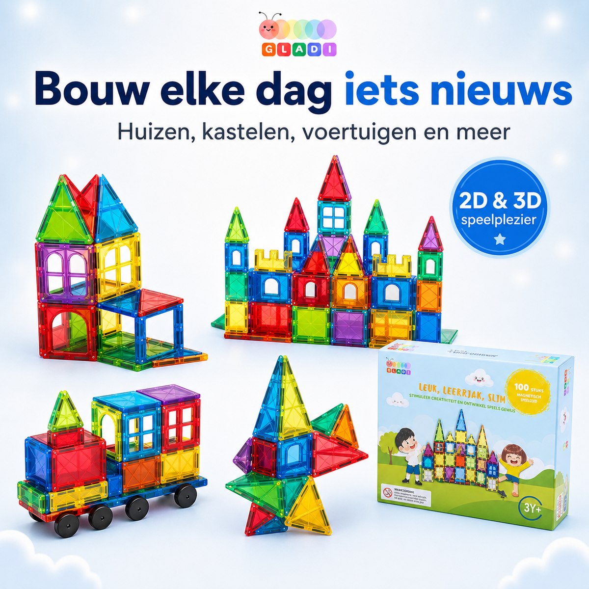 Gladi Tiles DEAL | 2+1 Gratis 100-delige set