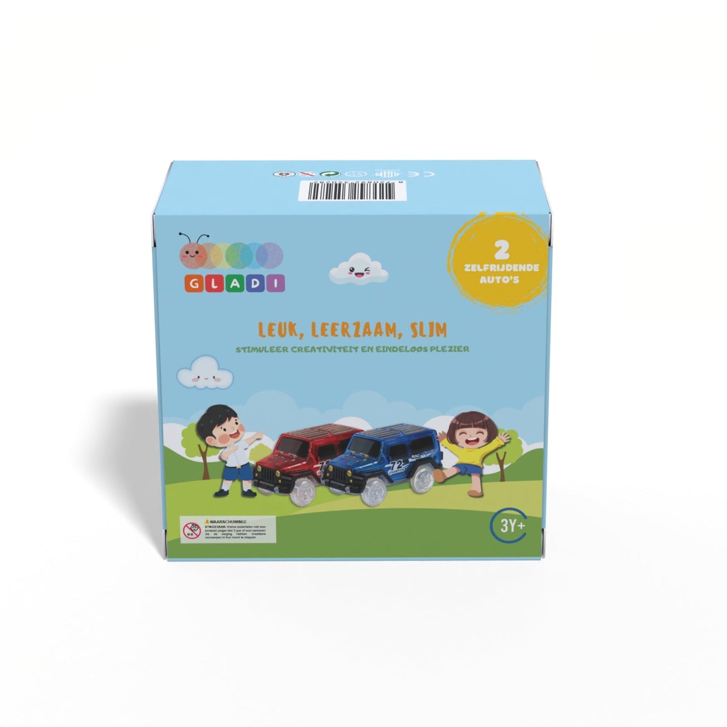 Gladi Tiles | Uitbreidingsset 2 Racebaan Auto's