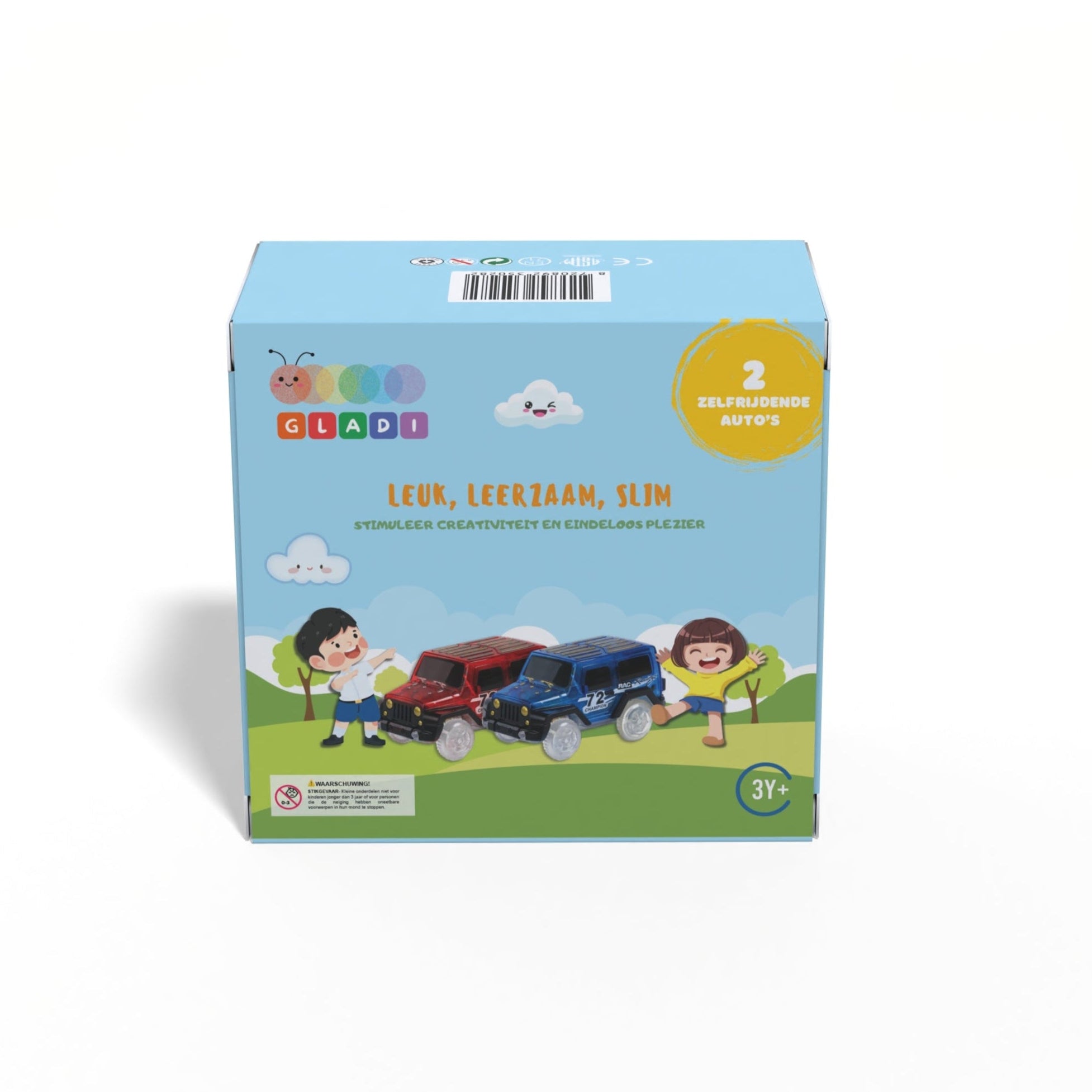 Gladi Tiles | Uitbreidingsset 2 Racebaan Auto's