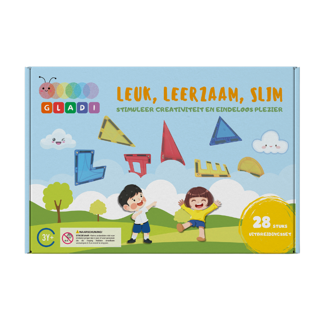 Azulejos Gladi | Juego de expansión de 28 piezas de azulejos especiales