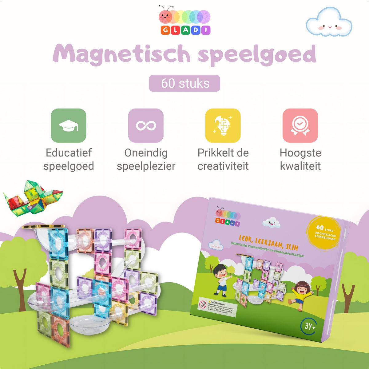 Gladi Tiles Classic | Marble Run